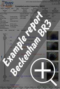CCTV drain survey Beckenham re