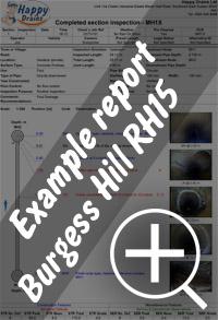 CCTV drain survey Burgess Hill re