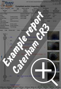 CCTV drain survey Caterham re
