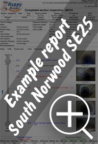 CCTV drain survey South Norwood re
