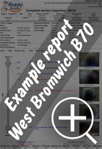 CCTV drain survey West Bromwich re